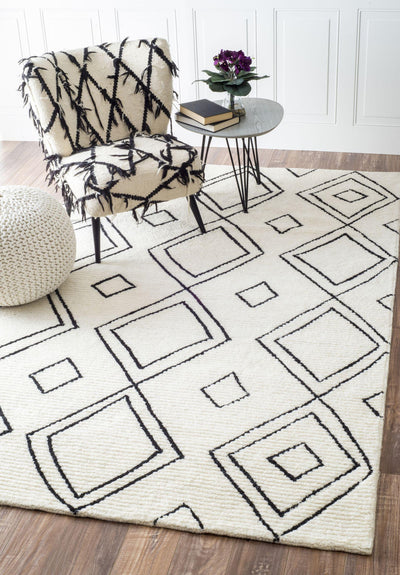 product image for Hand Tufted Dawne Rug in Natural design by NuLoom 56