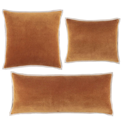 product image for gehry velvet linen caramel decorative pillow by pine cone hill pc3834 pil16 1 51