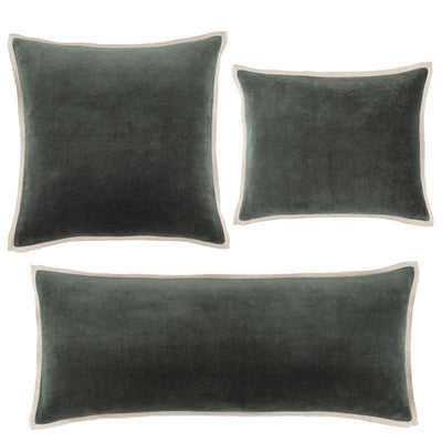 product image of gehry velvet linen everglade decorative pillow by pine cone hill pc3830 pil16 1 531