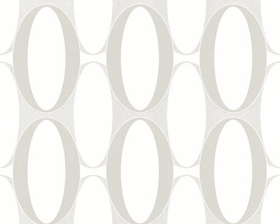 product image of Geometric Wallpaper in Grey and Ivory design by BD Wall 523