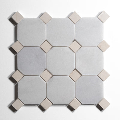 product image for Glacier White Accent Crema Tile Sample 78