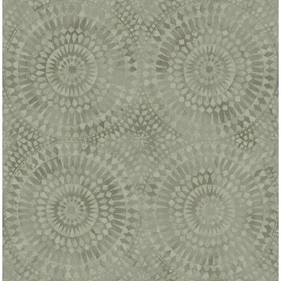 product image for Glisten Circles Wallpaper in Light Silver and Neutrals by Seabrook Wallcoverings 49