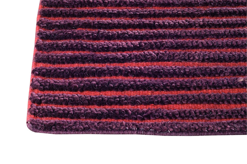 media image for Goa Collection New Zealand Wool Area Rug in Brown design by Mat the Basics 270