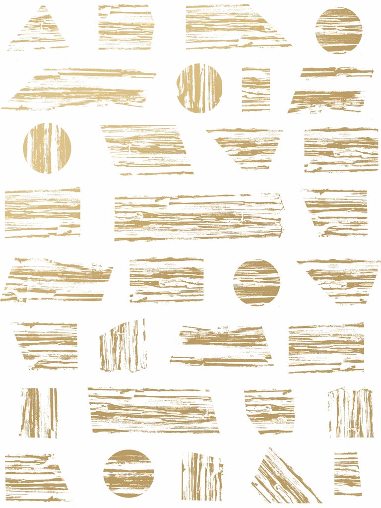 media image for Goldendale Wallpaper in Gold on White by Thatcher Studio 293
