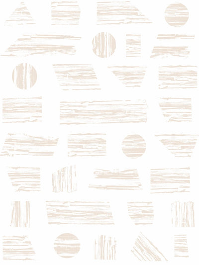 product image of Goldendale Wallpaper in Taupe on White by Thatcher Studio 541