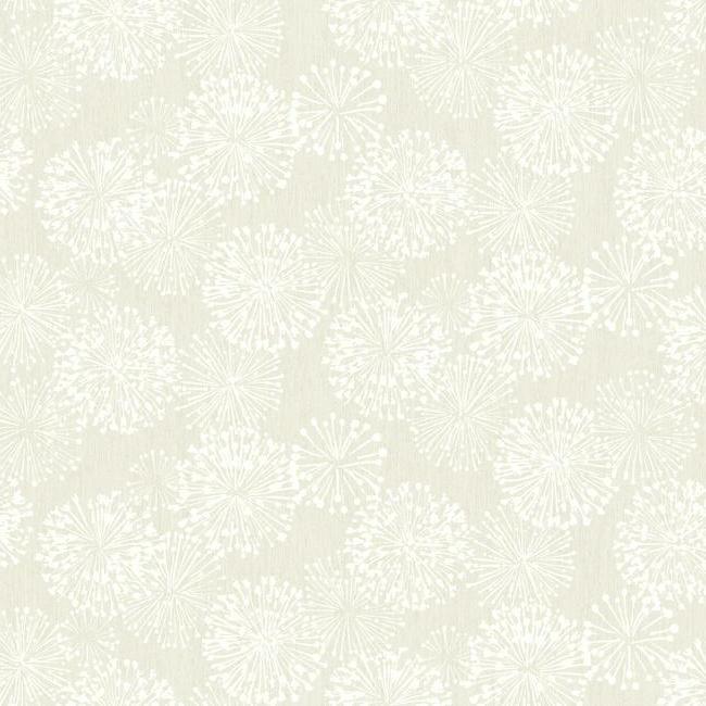 media image for Grandeur Wallpaper in Ivory from the Botanical Dreams Collection by Candice Olson for York Wallcoverings 281