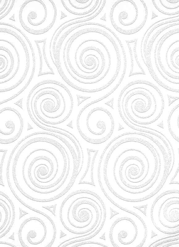 media image for Graphic Swirls Paintable Wallpaper in White design by BD Wall 217