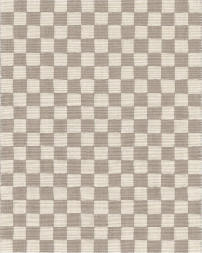 product image of Checker Grasscloth Taupe Wallpaper 50