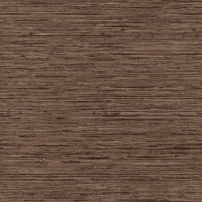 media image for Grasscloth Peel & Stick Wallpaper in Brown by RoomMates for York Wallcoverings 211