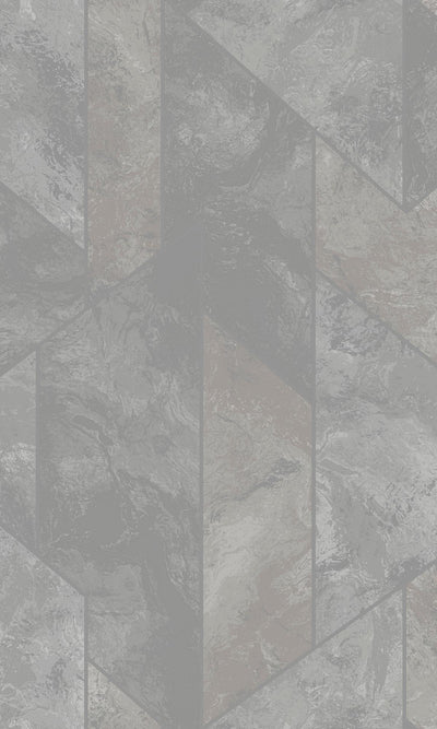 product image for Grey Marble Geometric Stripes Wallpaper by Walls Republic 1