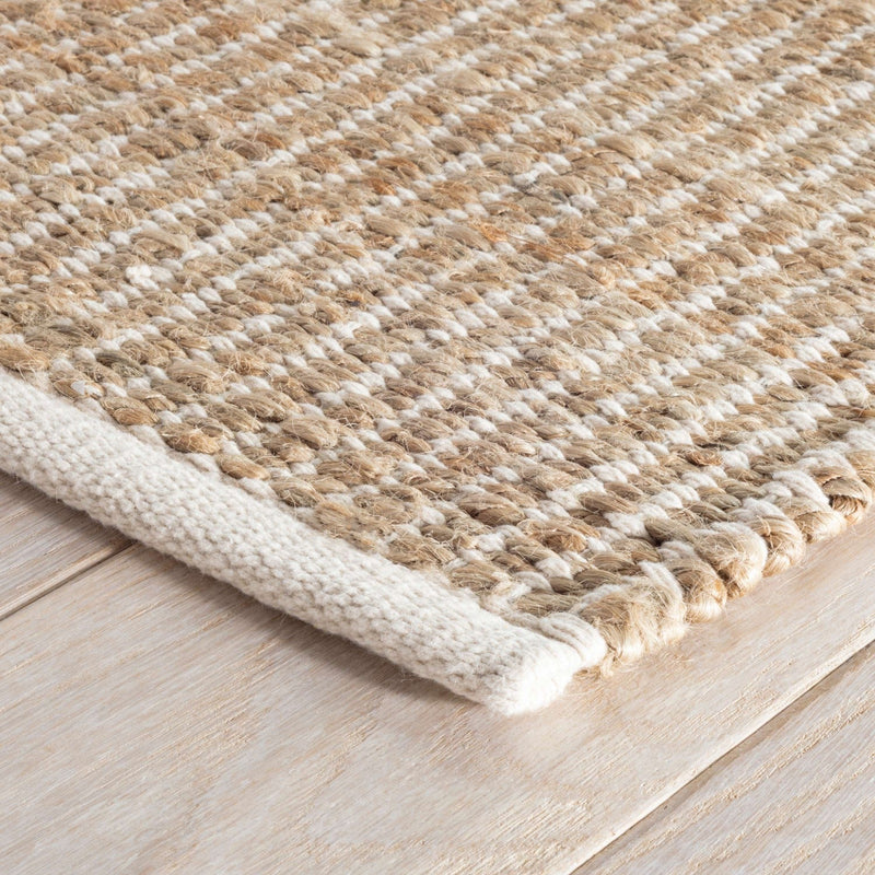 media image for gridwork ivory woven jute rug by annie selke da976 258 4 271
