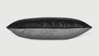 product image for duo parliament stone vegan appleskin leather licorice pillow by gus modern ecpidu10 parlic 3 27