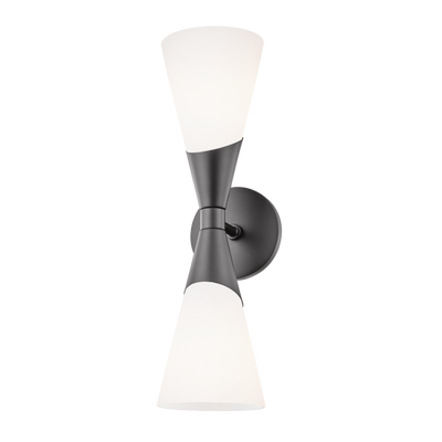 product image of parker 2 light wall sconce by mitzi h312102 blk 1 512