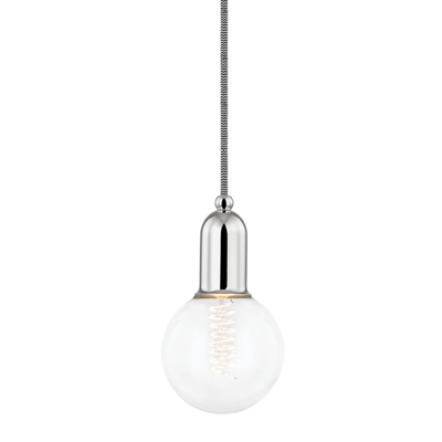 product image for bryce 1 light pendant by mitzi h419701 agb 3 20