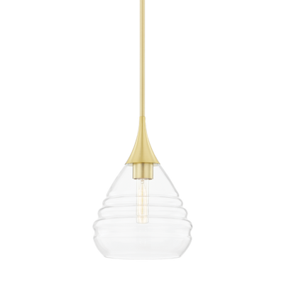 product image of marissa 1 light small pendant by mitzi h431701s agb 1 562