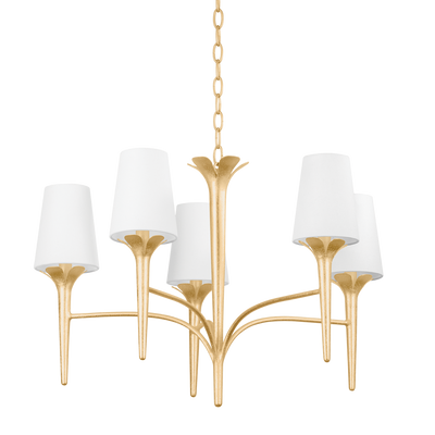 product image of Emily 5 Light Chandelier By Mitzi H733805 Gl 1 547
