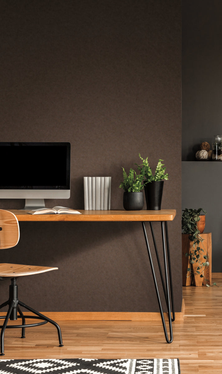 media image for Millstone Wallpaper in Walnut from the QuietWall Acoustical Collection by York Wallcoverings 22