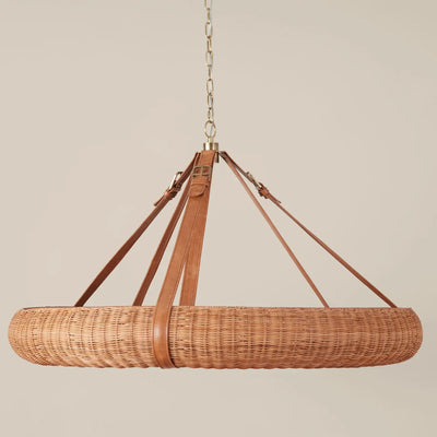 product image of Pampas Rattan Halo Chandelier 1 551