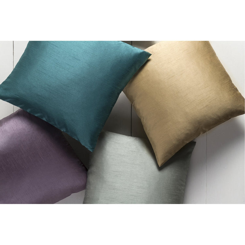 media image for Solid Luxe HH-031 Woven Pillow in Sea Foam by Surya 255