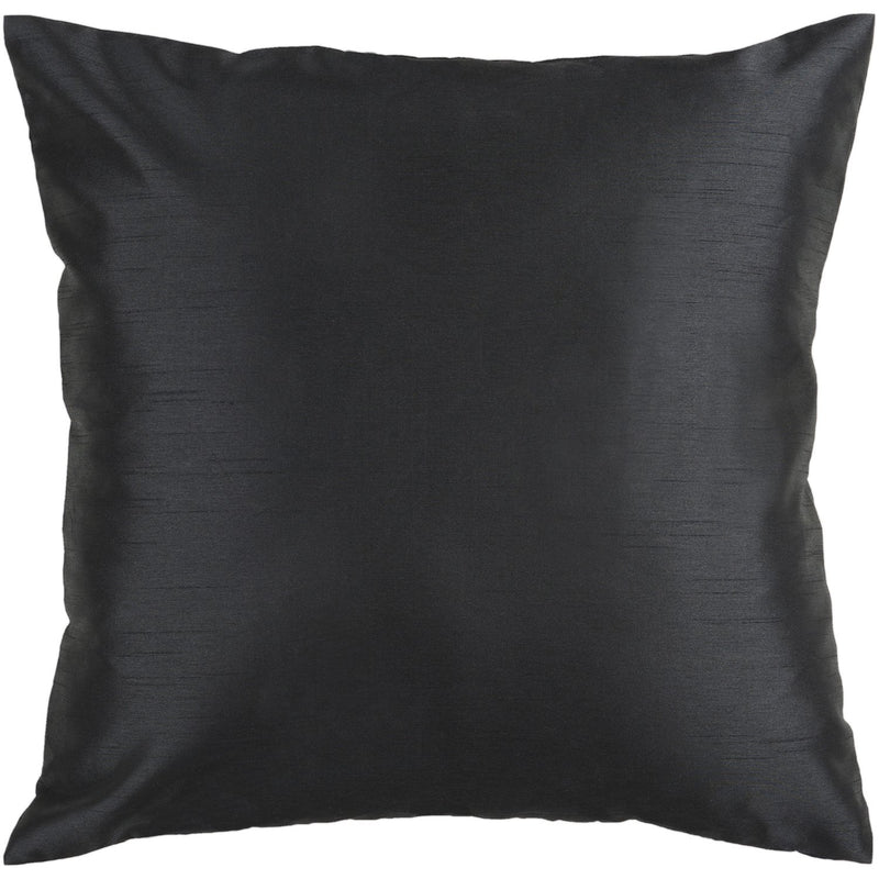 media image for Solid Luxe HH-037 Woven Pillow in Black by Surya 240