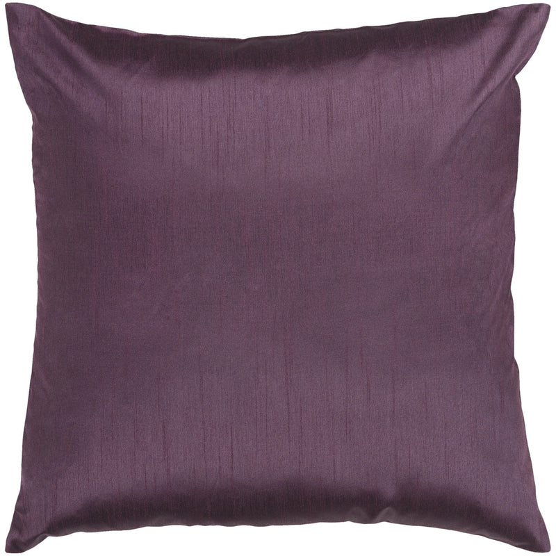 media image for Solid Luxe HH-039 Woven Pillow in Dark Purple by Surya 285