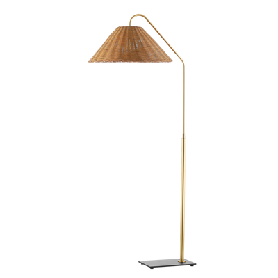 product image of lauren 1 light floor lamp by mitzi hl599401 agb tbk 1 567