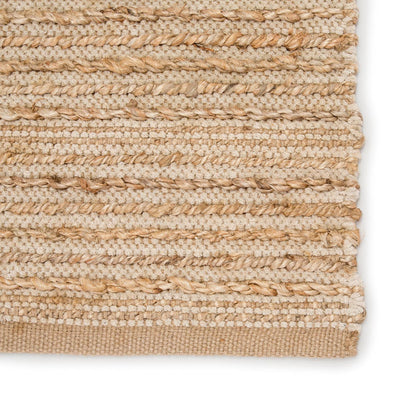 product image for Clifton Natural Solid Tan & White Area Rug 42