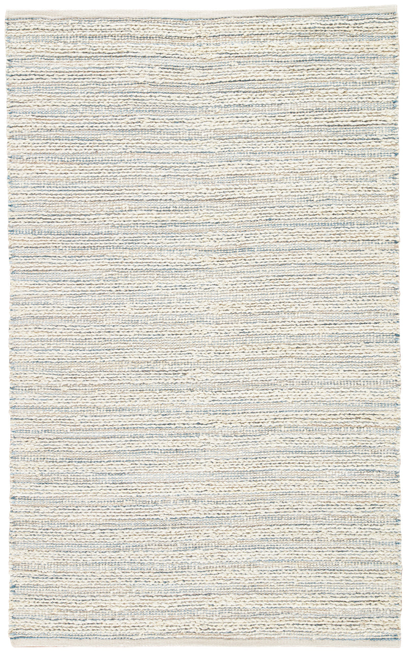 media image for Canterbury Natural Stripe White & Blue Area Rug design by Jaipur 274