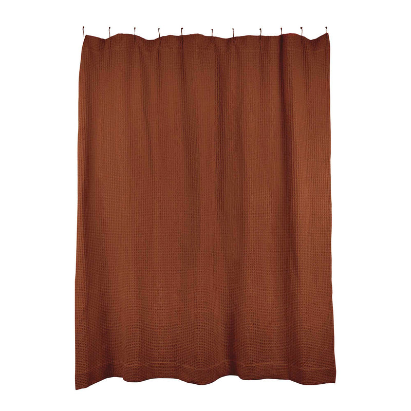 media image for Simple Waffle Shower Curtain in Various Colors design by Hawkins New York 245