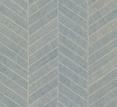 product image of Atelier Herringbone Wallpaper in Lagoon 583