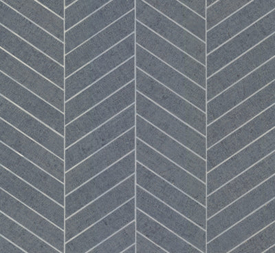 product image of Atelier Herringbone Wallpaper in Steel Blue 550