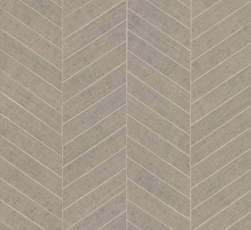 Shop Atelier Herringbone Grasscloth Wallpaper in Linen Burke Decor