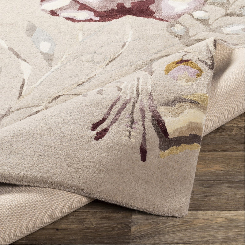 media image for Harlequin HQL-8041 Hand Tufted Rug in Camel & Dark Purple by Surya 290