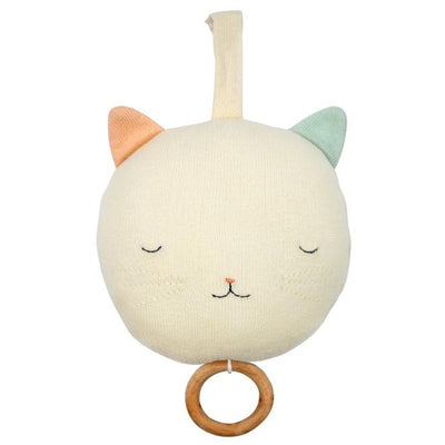 product image of cat musical baby toy by meri meri 1 52