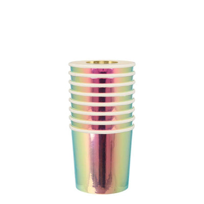 product image for oil slick tumbler cups by meri meri 2 73