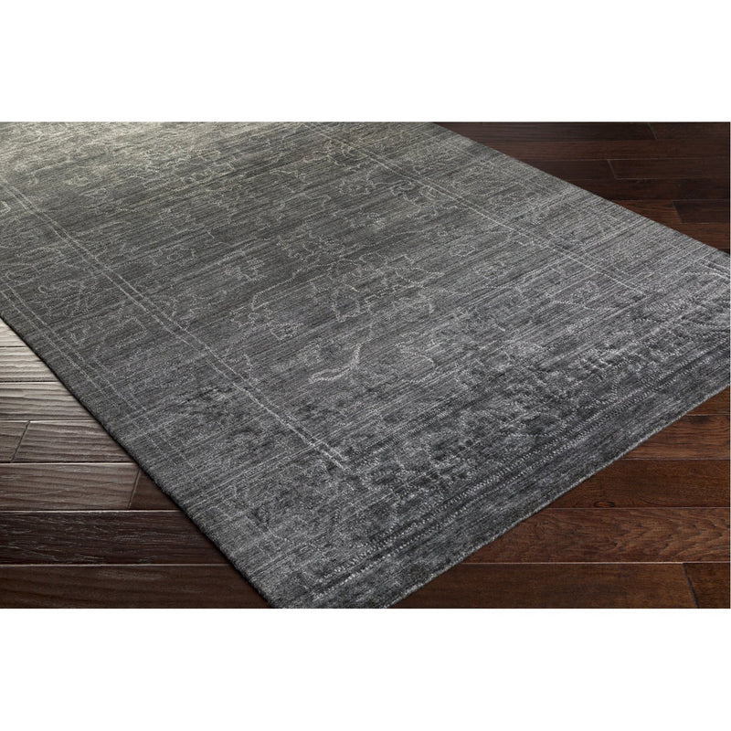media image for Hightower HTW-3002 Hand Knotted Rug in Charcoal & Light Gray by Surya 215