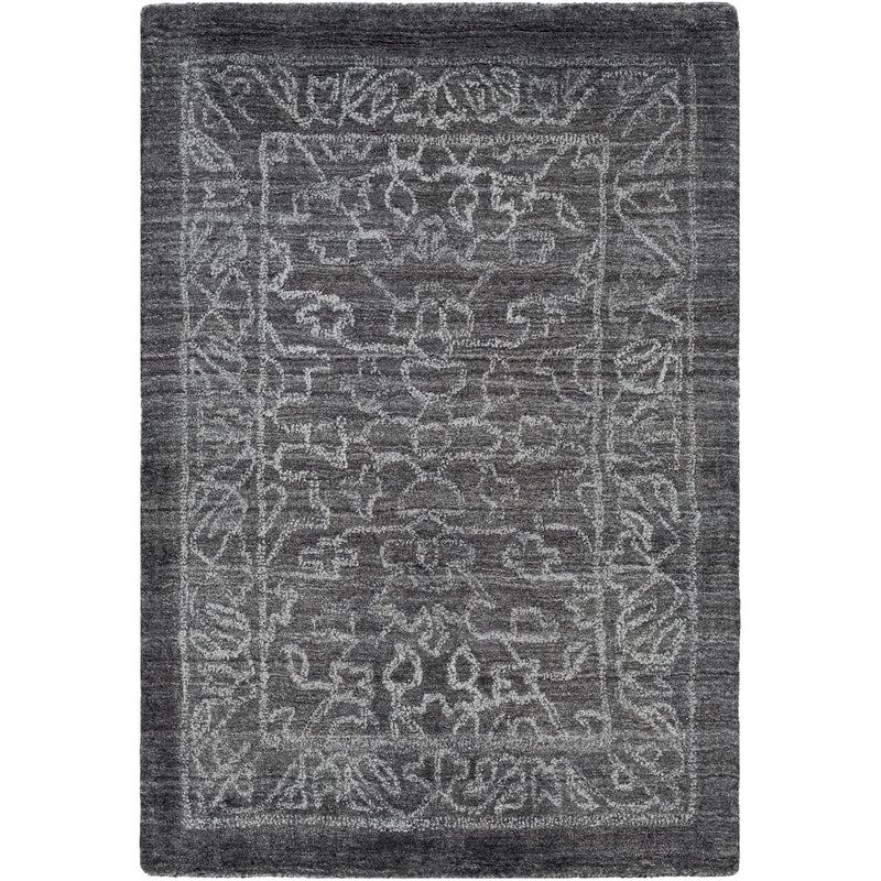 media image for Hightower HTW-3002 Hand Knotted Rug in Charcoal & Light Gray by Surya 269