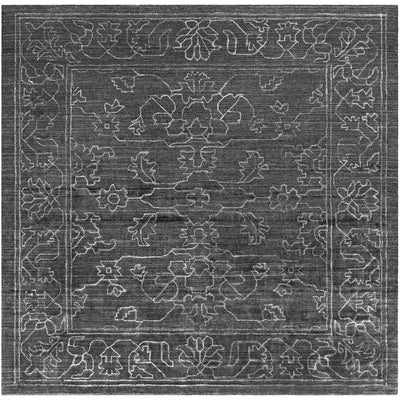 product image for Hightower HTW-3002 Hand Knotted Rug in Charcoal & Light Gray by Surya 7