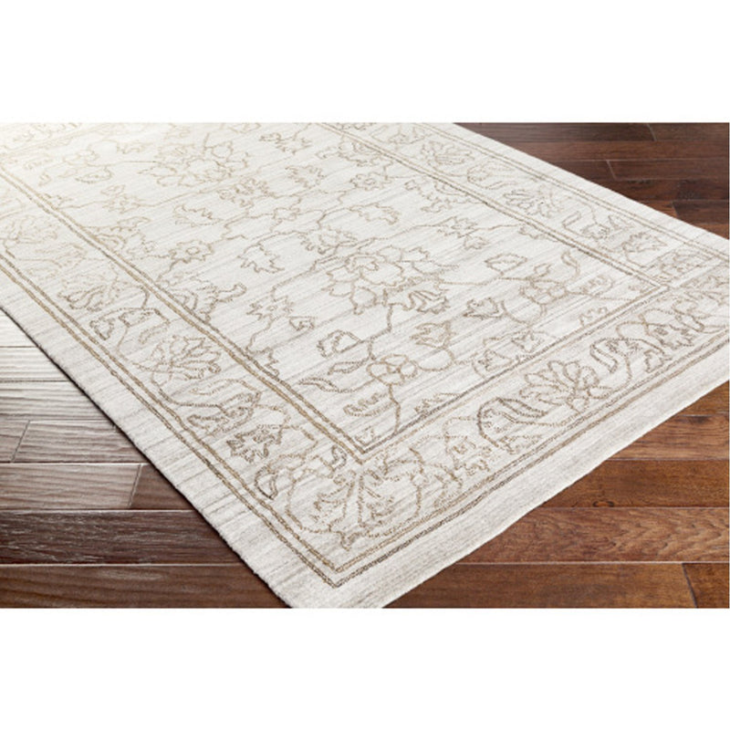 media image for Hightower HTW-3003 Hand Knotted Rug in Light Gray & Camel by Surya 212