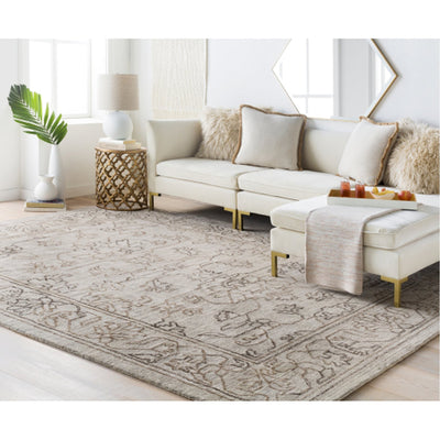 product image for Hightower HTW-3003 Hand Knotted Rug in Light Gray & Camel by Surya 22