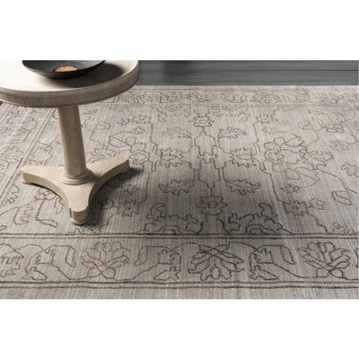 product image for Hightower HTW-3003 Hand Knotted Rug in Light Gray & Camel by Surya 91