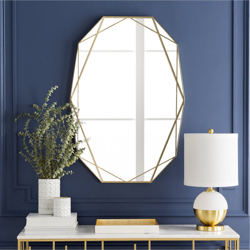 media image for Huntley HUT-001 Novelty Mirror in Gold by Surya 223