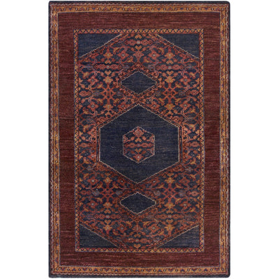 product image for Haven HVN-1216 Hand Knotted Rug in Burgundy & Dark Purple by Surya 68