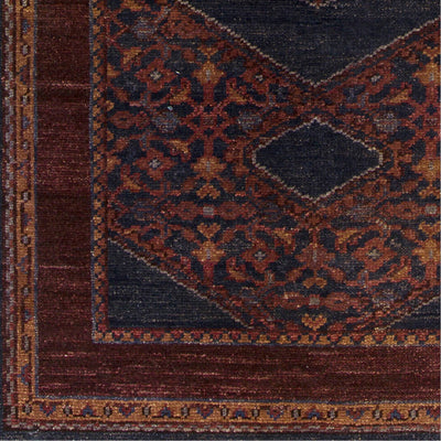 product image for Haven HVN-1216 Hand Knotted Rug in Burgundy & Dark Purple by Surya 72