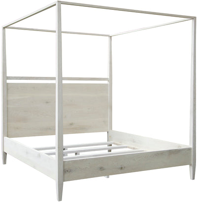 product image for reclaimed washed oak modern 4 poster bed 2 62