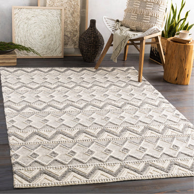 product image for Hygge HYG-2304 Hand Woven Rug in Cream & Medium Gray by Surya 64