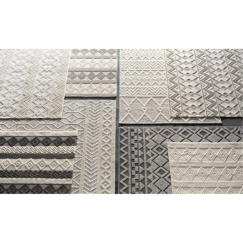 media image for Hygge HYG-2305 Hand Woven Rug in Charcoal & White by Surya 212