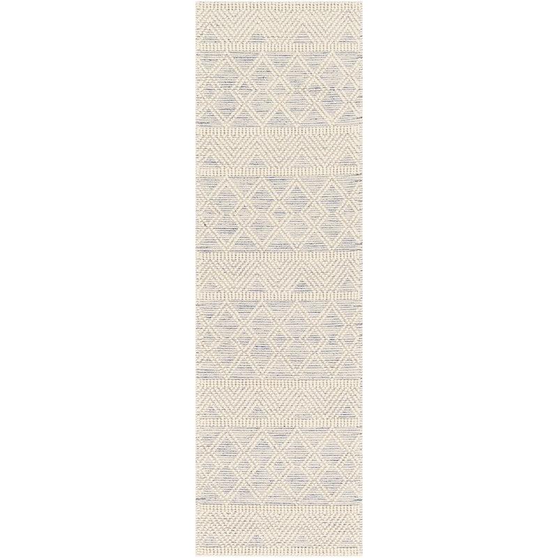 media image for Hygge HYG-2306 Hand Woven Rug in Dark Blue & White by Surya 282