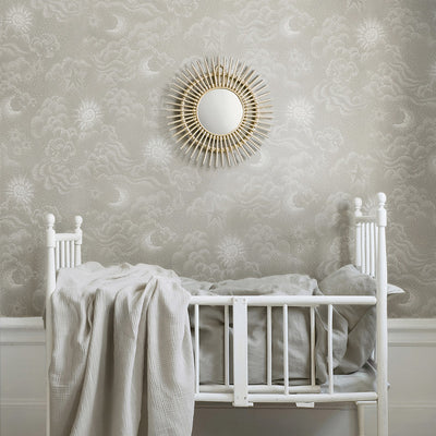 product image for Happy Cloud Wallpaper in Clay Beige 38
