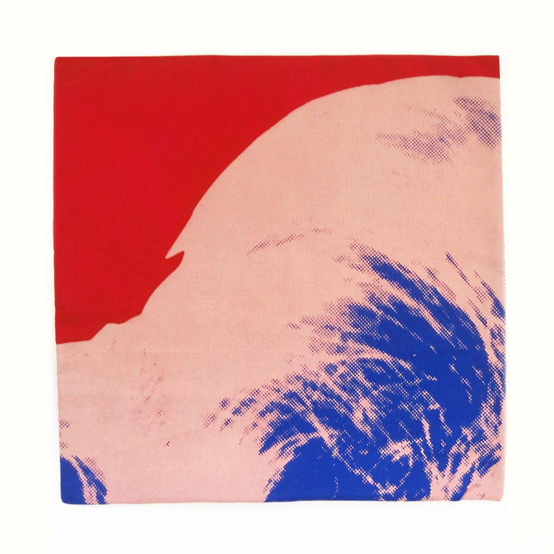 media image for Andy Warhol Art Pillow in Red, Blue, & Pink design by Henzel Studio 267